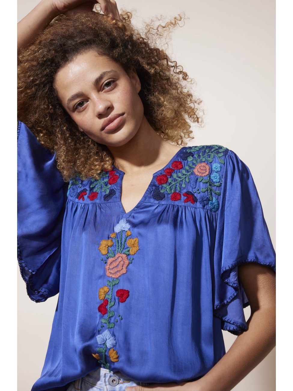 Blouse Heyjoud Bleu