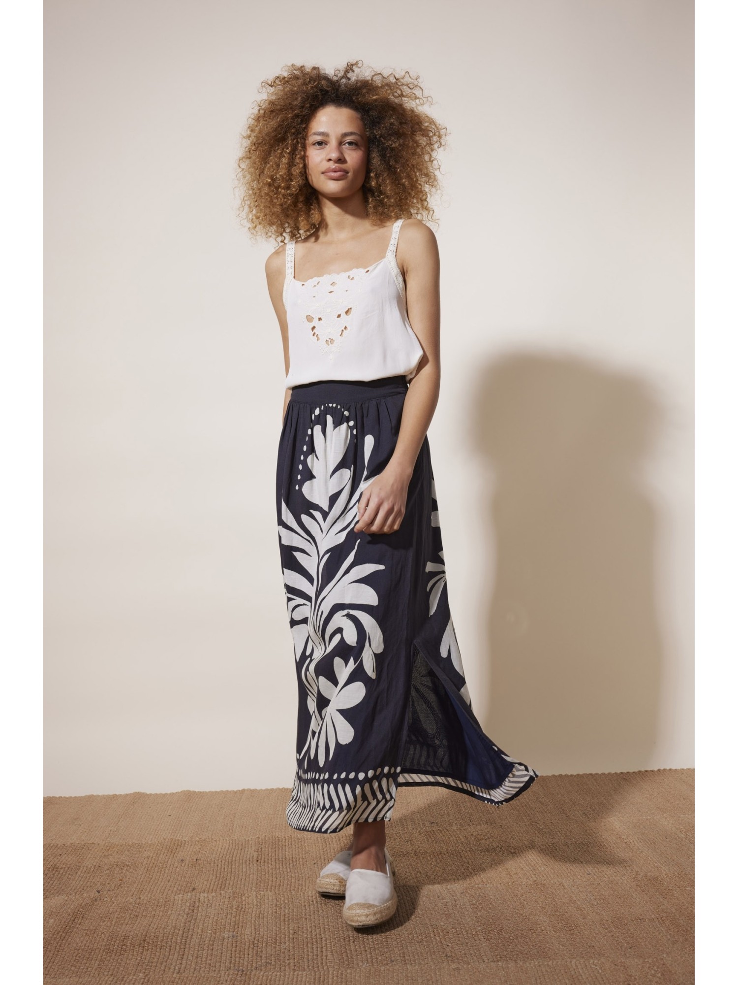 Jupe Loumya navy
