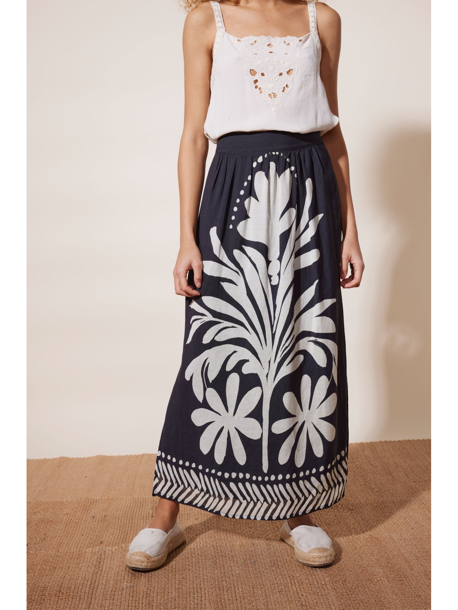Jupe Loumya navy
