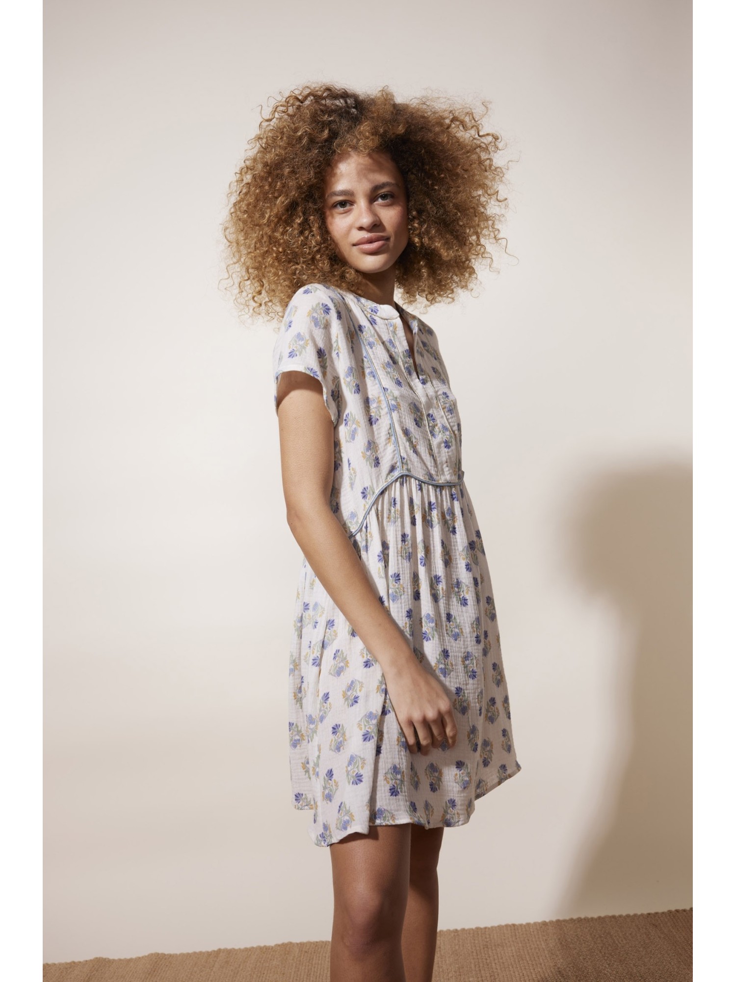 Robe courte Manny Écru