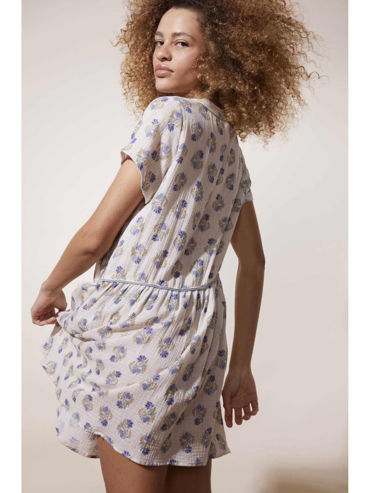 Robe courte Manny Écru