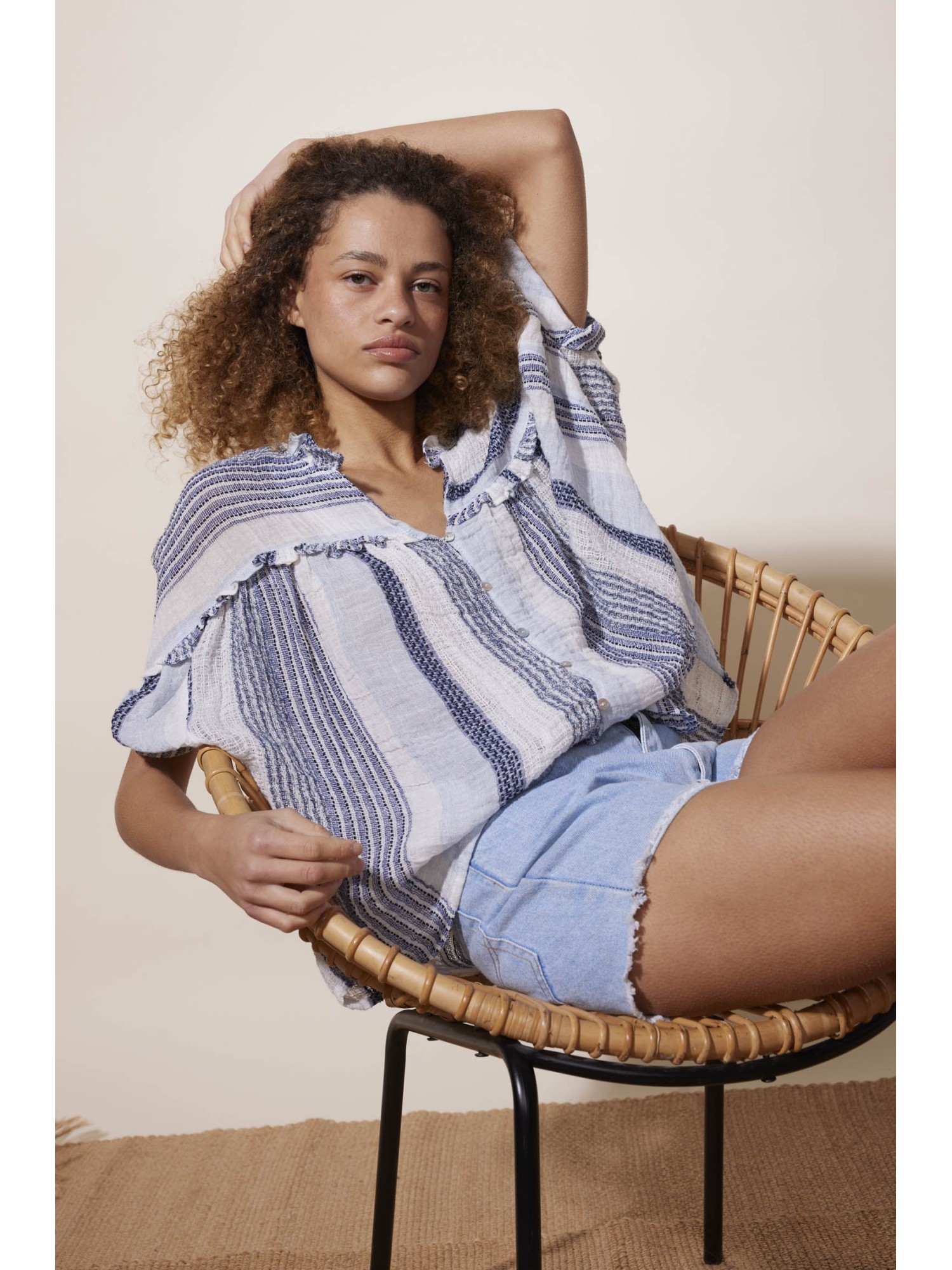 Blouse manches courtes Naomi