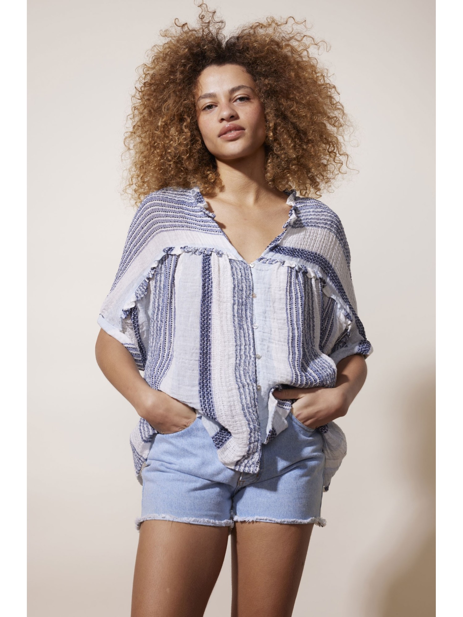 Blouse manches courtes Naomi