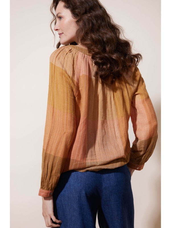 Blouse à carreaux Pankaj