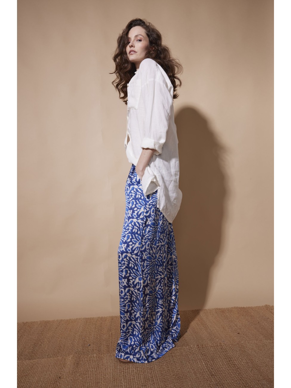 Pantalon Samira Mud Bleu 2