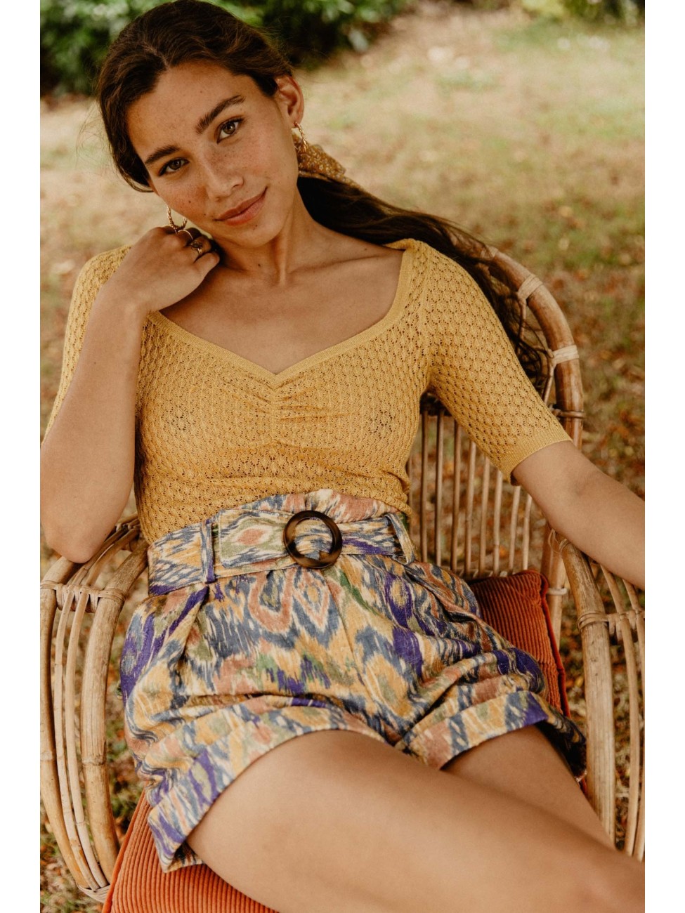 Short Shilene Bleu