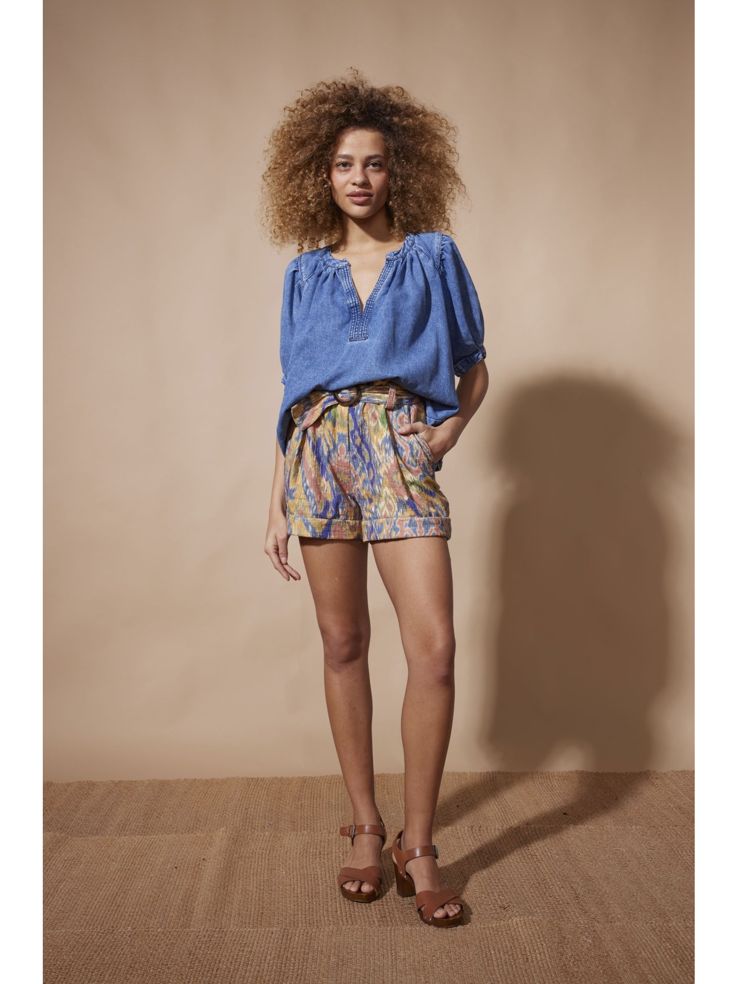 Short Shilene Bleu