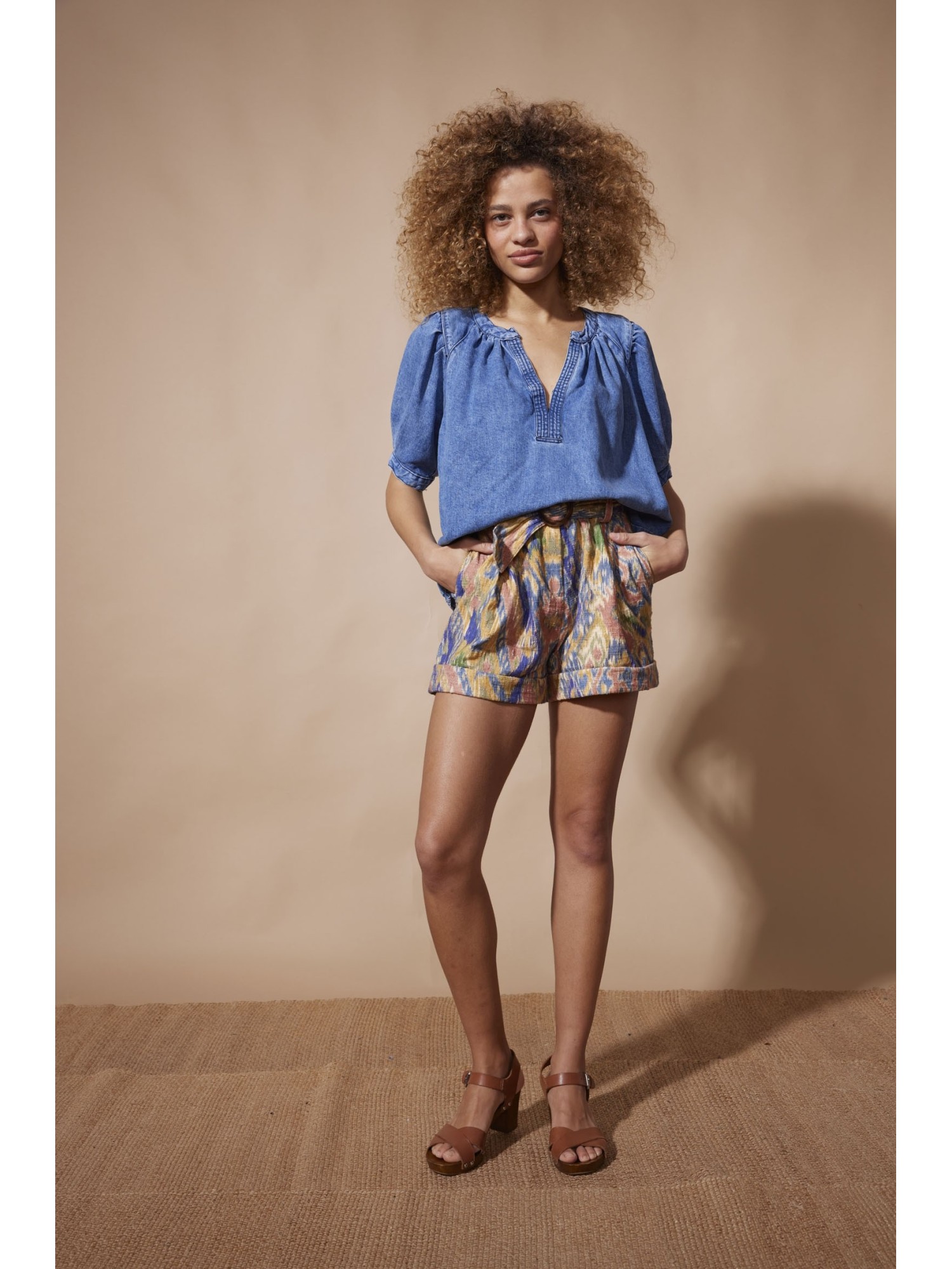 Short Shilene Bleu