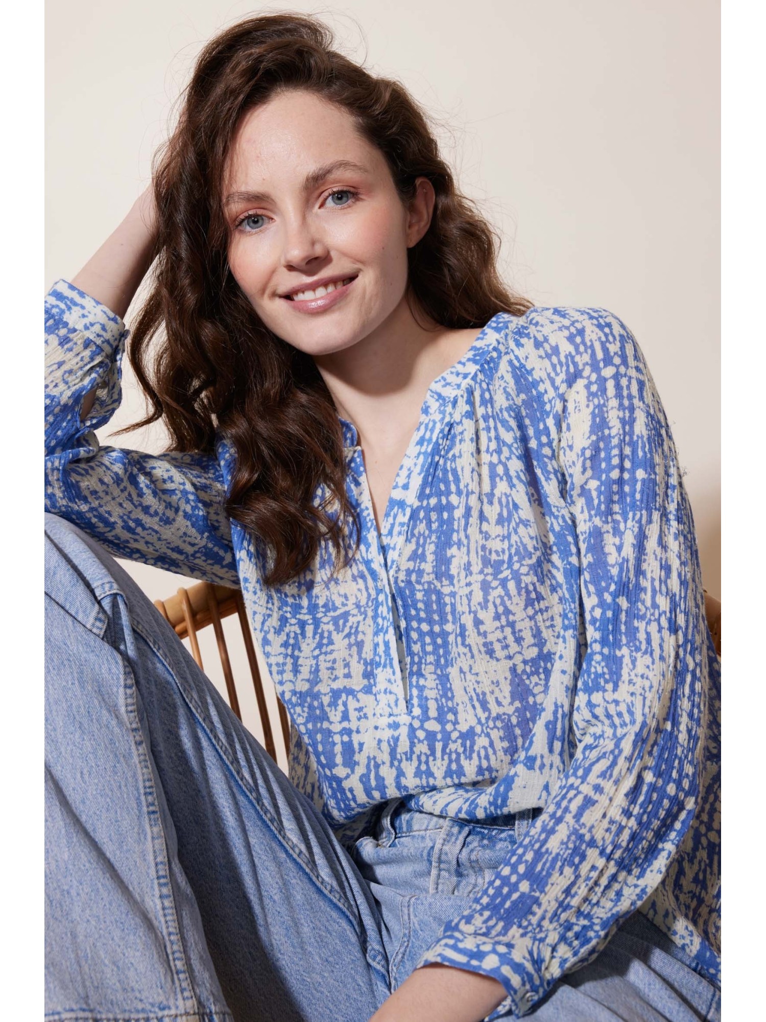 Blouse Vassily Bleu